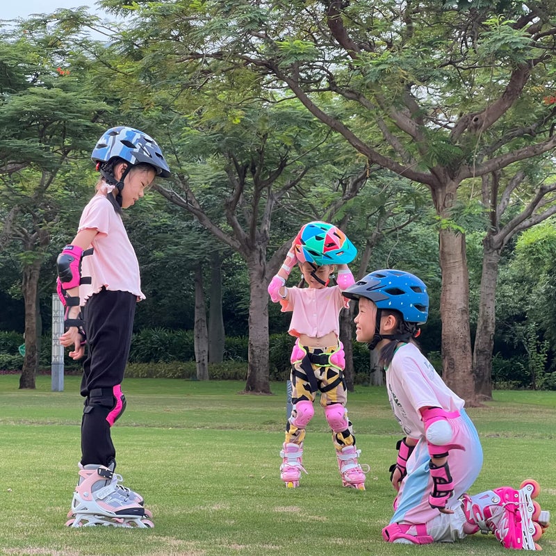 Bavilk Kids Bike Helmet,Bavilk Kids Boys Girls Bike Helmets with LED Light Detachable Visor Children Youth Teen Multi-Sport for Skating Cycling Scooter Skateboard Adjustable & Lightweight 19.7"-22.4" - Image 5